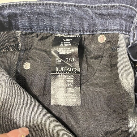 Buffalo David Bitton Women Skinny Dark Wash Jeans Size 2/26 EUC - Picture 10 of 10